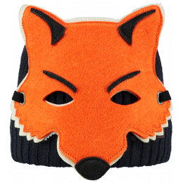 Children's Barts fox head beanie