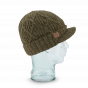 The Yukon brim olive Coal beanie