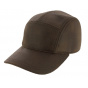 Rupper Imitation Leather Old Brown Baseball Cap - Crambes