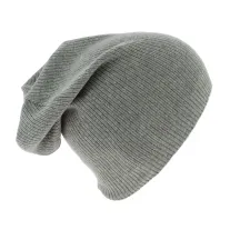 Grey Mel Long Oversize Beanie-Traclet-Grey Reference: 3645 | Traclet Hat Shop