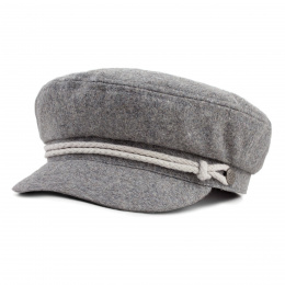 Grey Ashland Sailor Cap - Brixton