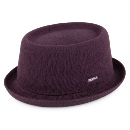 KANGOL Plum Mowbray Bamboo Pork Pie Hat