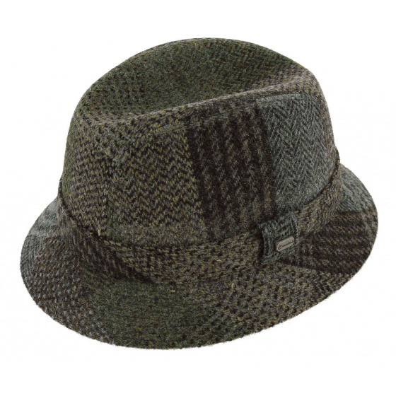 Jeffrey English Bucket Hat Harris Tweed Wool - Crambes