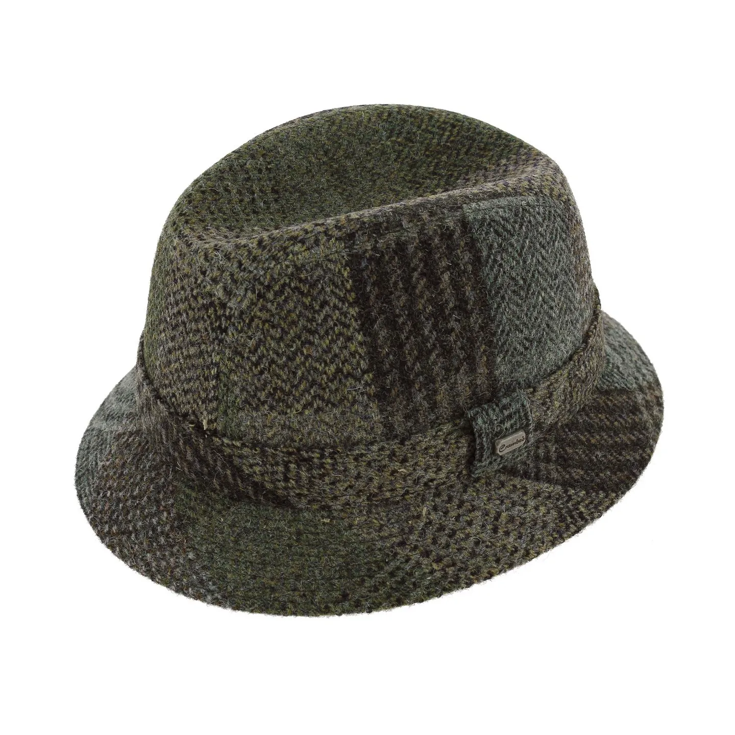 English Bucket Hat Jeffrey Harris Tweed Wool - Crambes Reference: 743 | Traclet Hat Shop