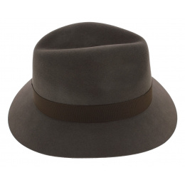 Brown Fur Felt Traveller Hat Scott - Crambes