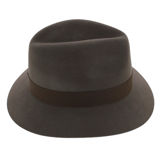Chapeau Traveller Scott Feutre Poil Marron - Crambes