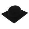 Square Stanford Hat Wool Felt Black - Traclet Reference: 7690 | Traclet Hat Shop