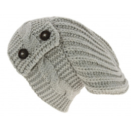 Oversized Thorens Beanie Wool & Acrylic Beige - Traclet