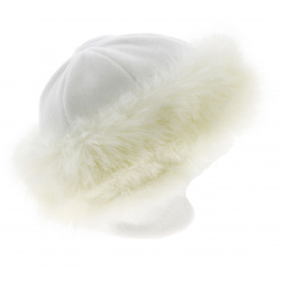 Chamonix Fur Beanie - Off-white