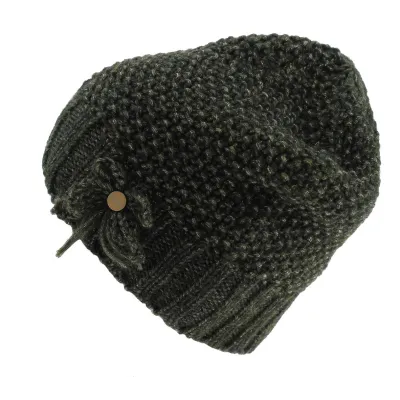 Bonnet Montappone Laine & Alpaga Olive - Traclet Reference : 5913 | Chapellerie Traclet