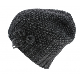 Montappone Wool & Alpaca Grey Beanie - Traclet