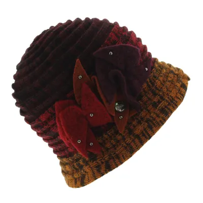 Chapeau Cloche Split Acrylique Rouge - Traclet Reference : 3117 | Chapellerie Traclet