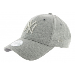 Grey Essential Jersey Strapback Cap - New Era