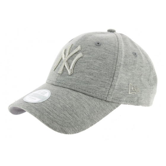 Grey Essential Jersey Strapback Cap - New Era
