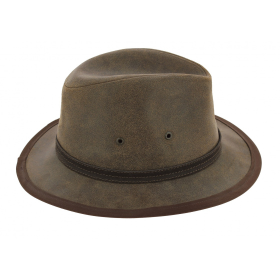 Chapeau traveller cuir