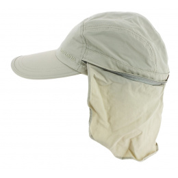 Janou UPF50+ Beige Neck Cover Cap - Hatland