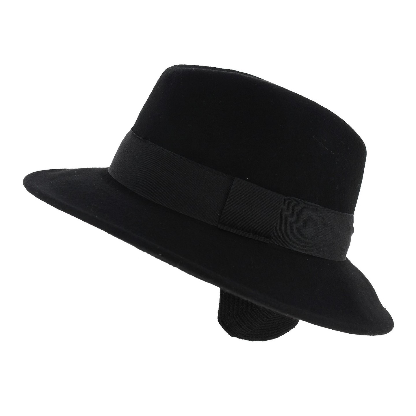 Chapeau Cache-Oreilles Pliable & Imperméable Noir - Traclet