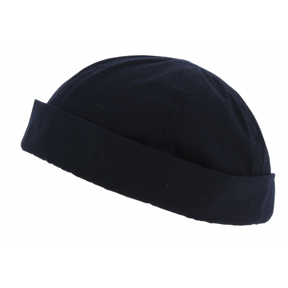 Waterproof Cotton Navy Docker Beanie Rotterdam - Traclet