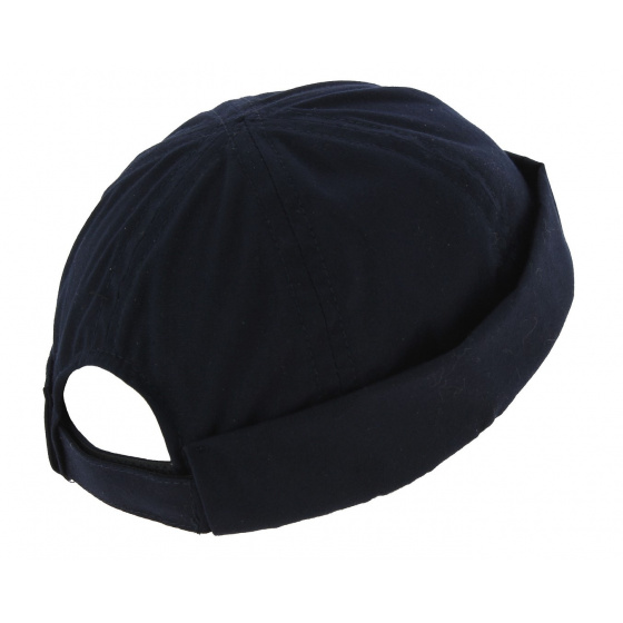 Bonnet Docker Rotterdam Imperméable Coton Marine - Traclet