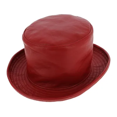 Leather top hat Reference: 7741 | Traclet Hat Shop