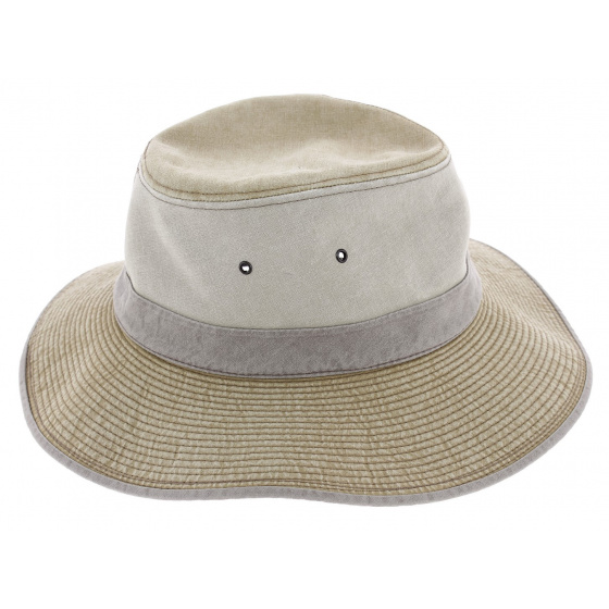 Chapeau Safari Durban Coton Beige - Crambes