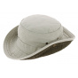 Children's Adventurer Bucket Hat UPF50+ Ecru Cotton - Traclet