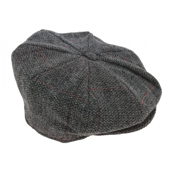 Casquette irlandaise  Octagon gris - Hanna hats Casquette irlandaise  Octagon gris - Hanna hats