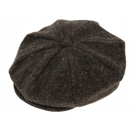 Irish Tralee Brown Mottled Cap - Hanna Hats