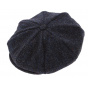 dark blue herringbone irish cap - made in Ireland