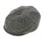 Irish Cap Foxford Grey Tweed Wool - Hanna Hats