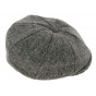 Irish Cap Foxford Grey Tweed Wool - Hanna Hats