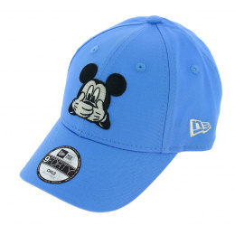 Kids' Mickey Mouse Cotton Blue Strapback Cap - New Era