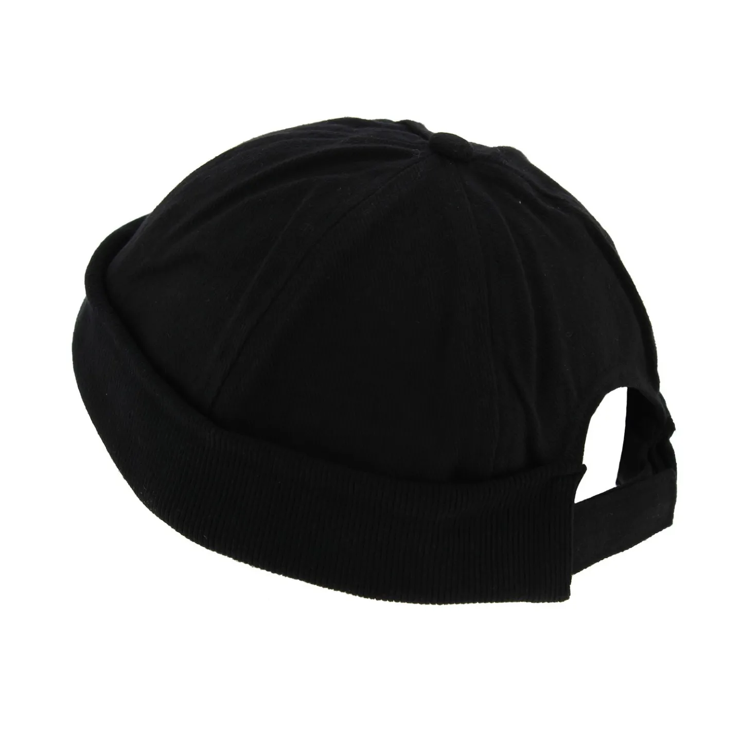 Bonnet Docker Drac Coton Noir - Traclet Reference : 7458 | Chapellerie Traclet