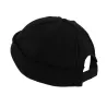 Bonnet Docker Drac Coton Noir - Traclet Reference : 7458 | Chapellerie Traclet