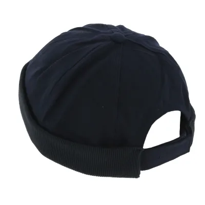 Navy Cotton Drac Docker Beanie - Traclet Reference: 7457 | Traclet Hat Shop