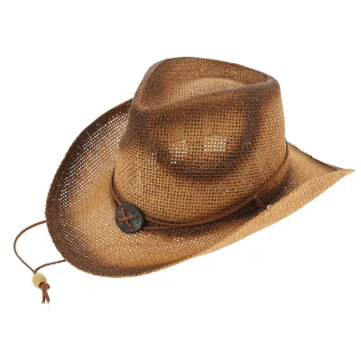 Fighter Harrison Paper Straw Cowboy Hat - Traclet Reference: 7762 | Traclet Hat Shop