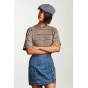 Brood Navow Linen & Cotton Blue Heathered Cap - Brixton