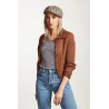 Brood Plaid Taupe Cap - Brixton Reference: 5726 | Traclet Hat Shop