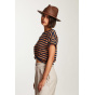 Lera Traveller Straw Hat Bronze - Brixton