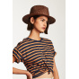 Lera Traveller Straw Hat Bronze - Brixton