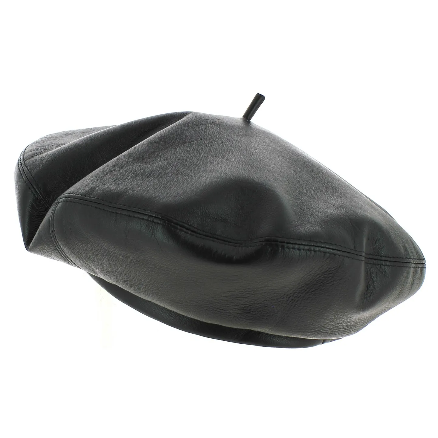 Beret femme basque cuir - achat beret cuir Reference : 2725 | Chapellerie Traclet