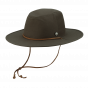 The Wayfarer Cotton Traveller Hat Olive - Coal