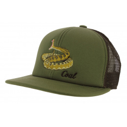 Casquette Trucker The Wilds Coton Kaki & Maron - Coal