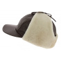 Adventurer Leather & Brown Lambskin Cap - Traclet