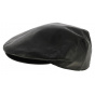 Southland Flat Cap Black Leather - Traclet