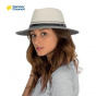 White / Black Two-Tone Heritage Traveler Hat - Rigon Headwear