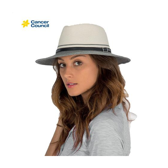 Chapeau Traveller Héritage Bicolore Blanc / Noir - Rigon Headwear Chapeau Traveller Héritage Bicolore Blanc / Noir - Rigon Headwear