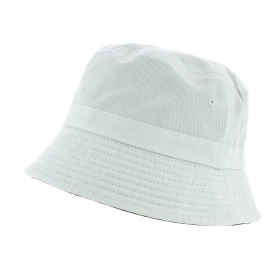 Santander Reversible Cotton Bucket Hat Blue & White - Beechfield
