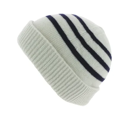 Bonnet Marin Duncan Rayures Blanc - Traclet Reference : 7876 | Chapellerie Traclet