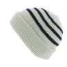 Duncan White Striped Sailor Beanie - Traclet Reference: 7876 | Traclet Hat Shop
